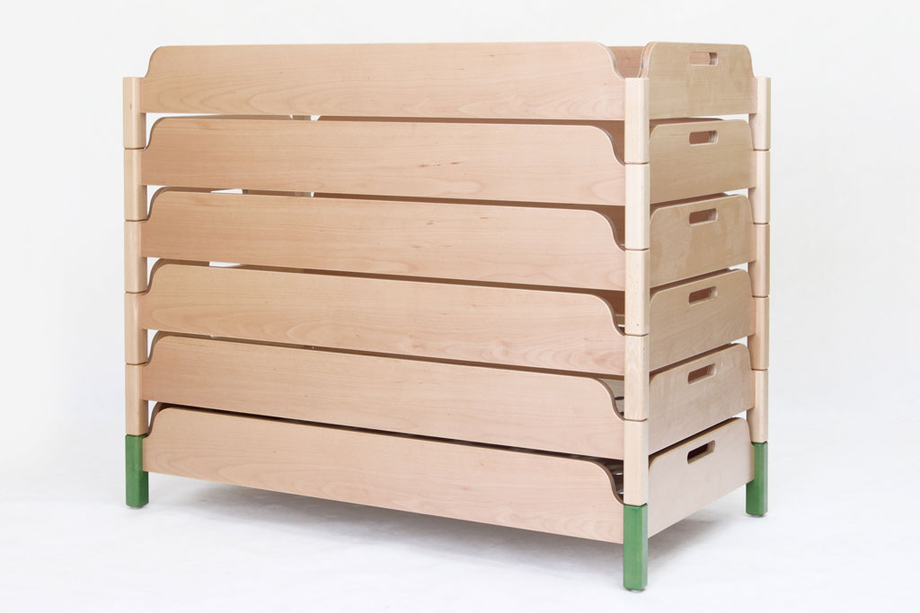 Łóżeczka sztaplowane